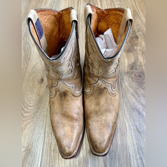 Bed|Stu Filly II Cobble Series Women’s Leather Western Ankle Boots Size 8.5 - Picture 4 of 8